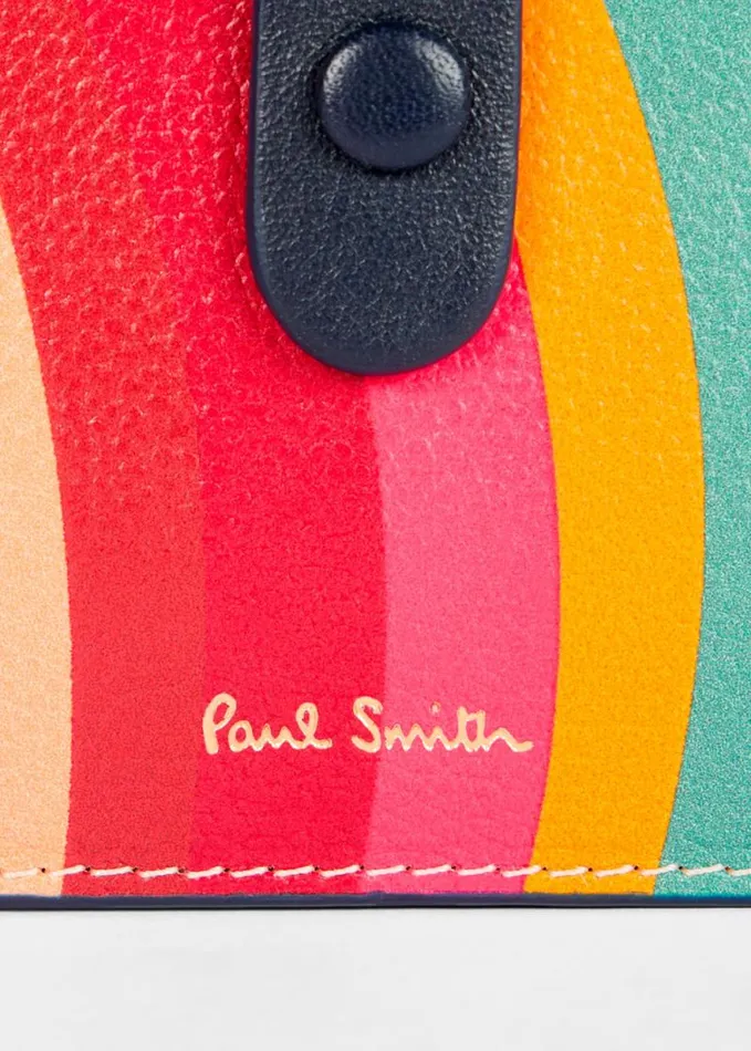 Womens Paul Smith Purses 039Swirl039 Navy Trim Card Holder Womens Paul Smith Purses 039Swirl039 Navy Trim Card Holder