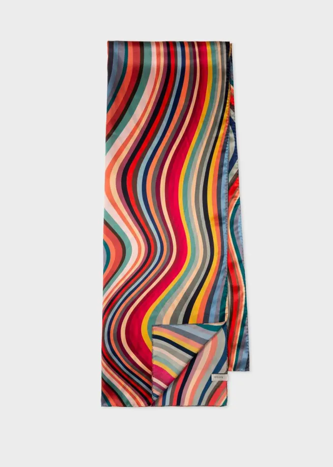 Womens Paul Smith Scarves 039Swirl039 Silk Scarf