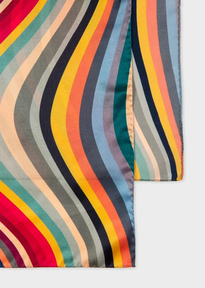 Womens Paul Smith Scarves 039Swirl039 Silk Scarf Womens Paul Smith Scarves 039Swirl039 Silk Scarf