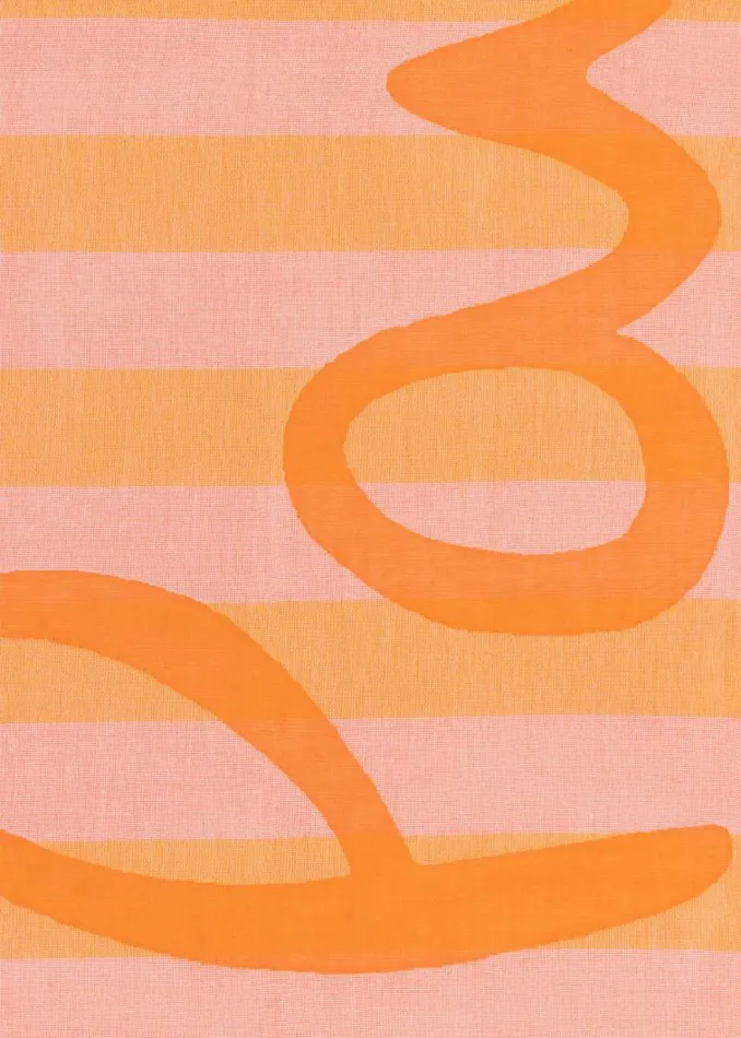Womens Paul Smith Scarves Orange Horizontal Stripe Logo Scarf Womens Paul Smith Scarves Orange Horizontal Stripe Logo Scarf