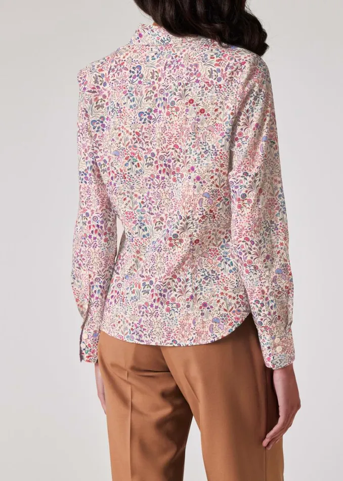 Womens Paul Smith Shirts Multicolour 039Liberty Floral039 Cotton Shirt Womens Paul Smith Shirts Multicolour 039Liberty Floral039 Cotton Shirt