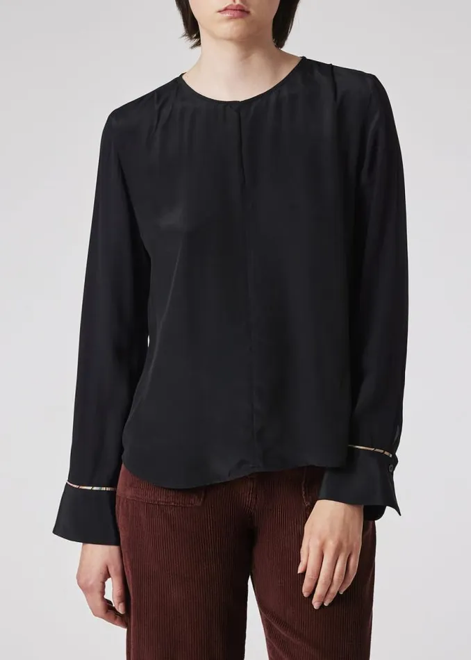 Womens Paul Smith Shirts Silk 039Swirl039 Blouse