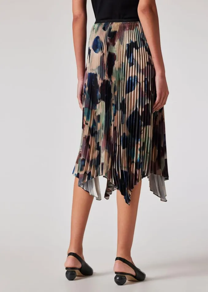 Womens Paul Smith Skirts and Shorts 039Solar039 Pleated Midi Skirt Womens Paul Smith Skirts and Shorts 039Solar039 Pleated Midi Skirt