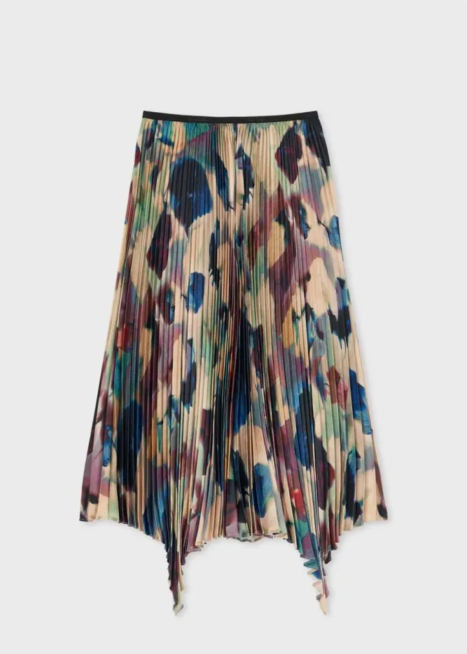 Womens Paul Smith Skirts and Shorts 039Solar039 Pleated Midi Skirt Womens Paul Smith Skirts and Shorts 039Solar039 Pleated Midi Skirt