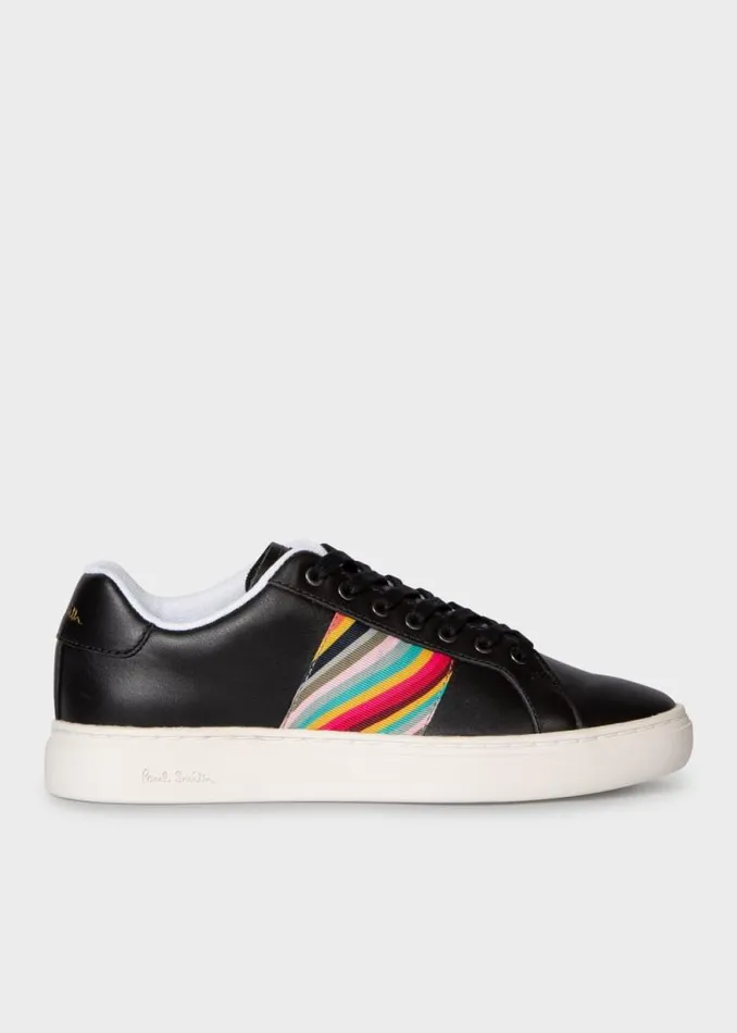 Womens Paul Smith Sneakers Black 039Lapin039 Sneakers With 039Swirl039