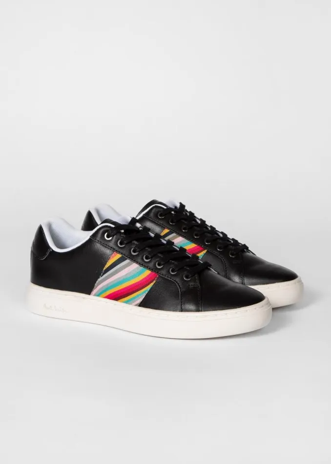 Womens Paul Smith Sneakers Black 039Lapin039 Sneakers With 039Swirl039 Womens Paul Smith Sneakers Black 039Lapin039 Sneakers With 039Swirl039