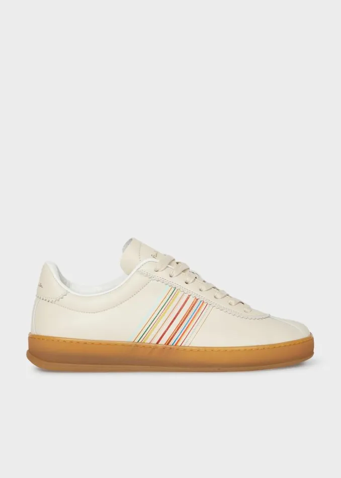 Womens Paul Smith Sneakers Ecru 039Monza039 Retro Sneakers