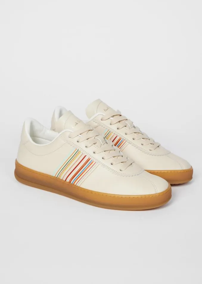Womens Paul Smith Sneakers Ecru 039Monza039 Retro Sneakers Womens Paul Smith Sneakers Ecru 039Monza039 Retro Sneakers