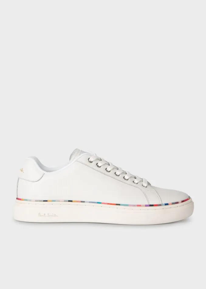 Womens Paul Smith Sneakers White 039Lapin039 Swirl Band Sneakers