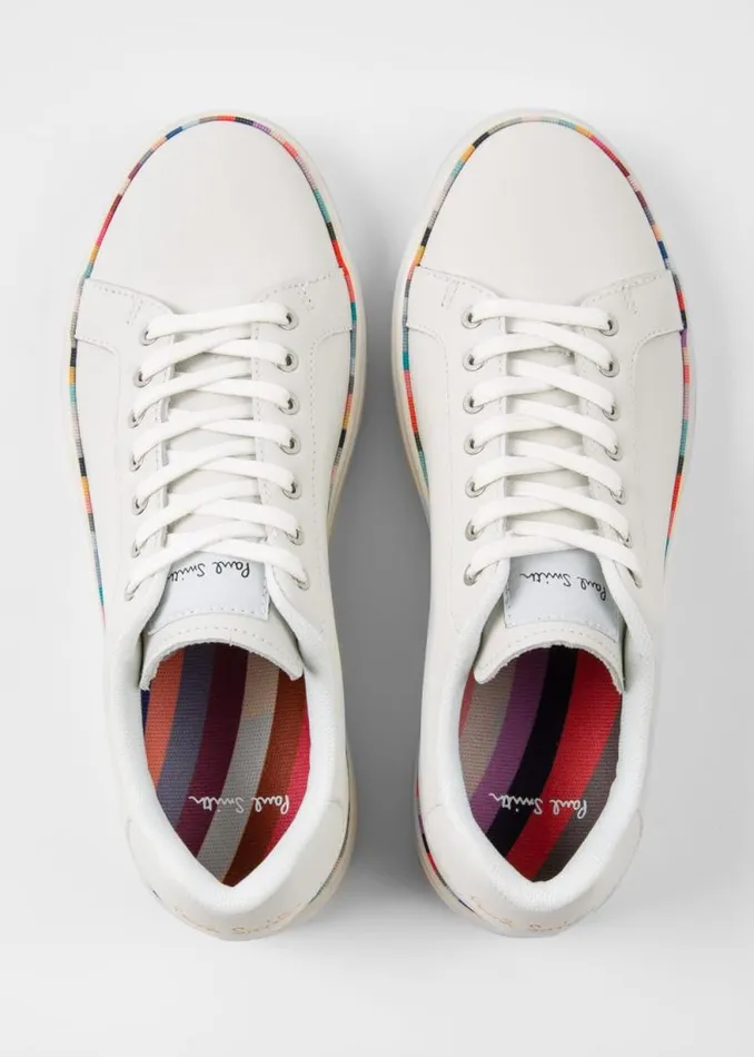 Womens Paul Smith Sneakers White 039Lapin039 Swirl Band Sneakers Womens Paul Smith Sneakers White 039Lapin039 Swirl Band Sneakers