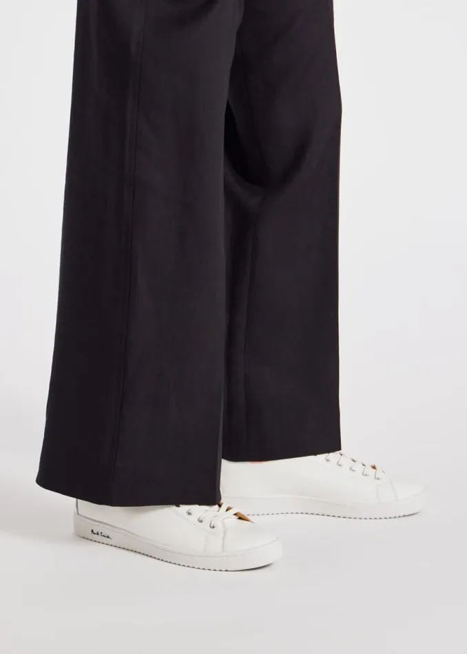 Womens Paul Smith Sneakers White Leather 039Miyata039 Sneakers With 039Swirl039 Trim Womens Paul Smith Sneakers White Leather 039Miyata039 Sneakers With 039Swirl039 Trim