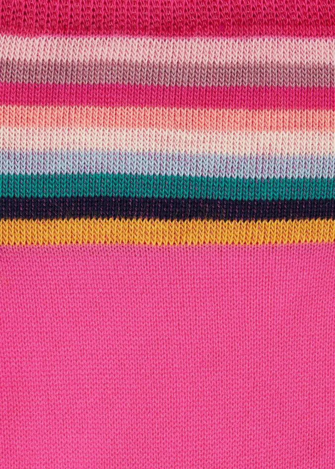 Womens Paul Smith Socks Sheer 039Swirl Stripe039 Socks