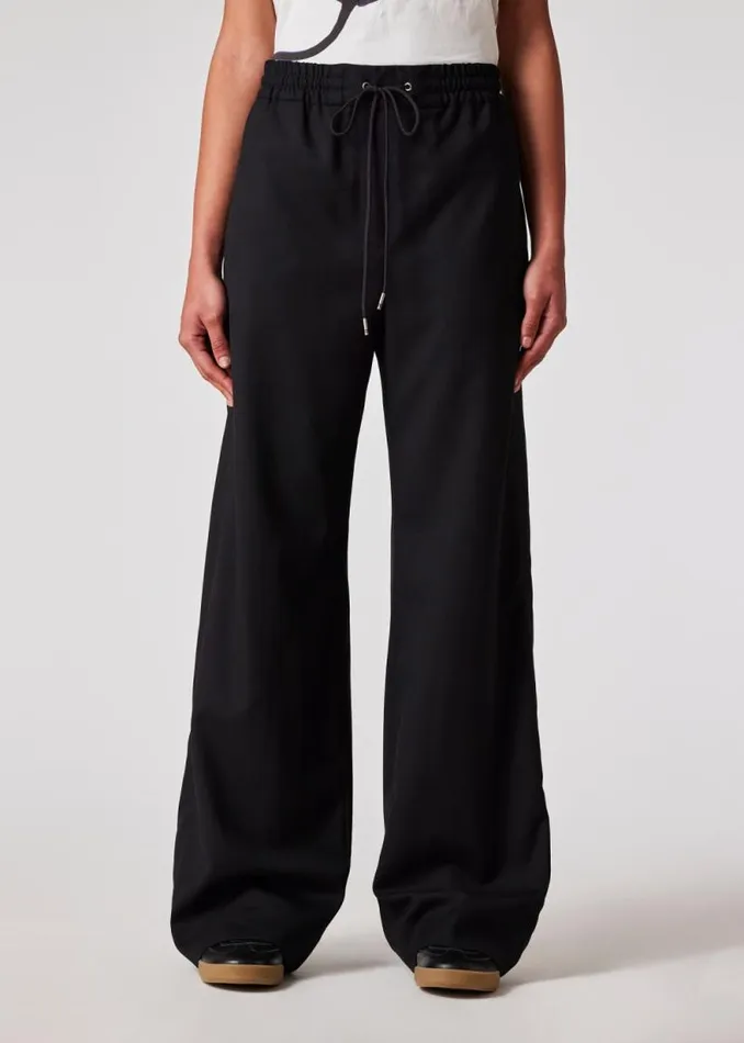 Womens Paul Smith Suits A Suit To Travel In 8211 Black Drawstring Wide Leg Pants Womens Paul Smith Suits A Suit To Travel In 8211 Black Drawstring Wide Leg Pants