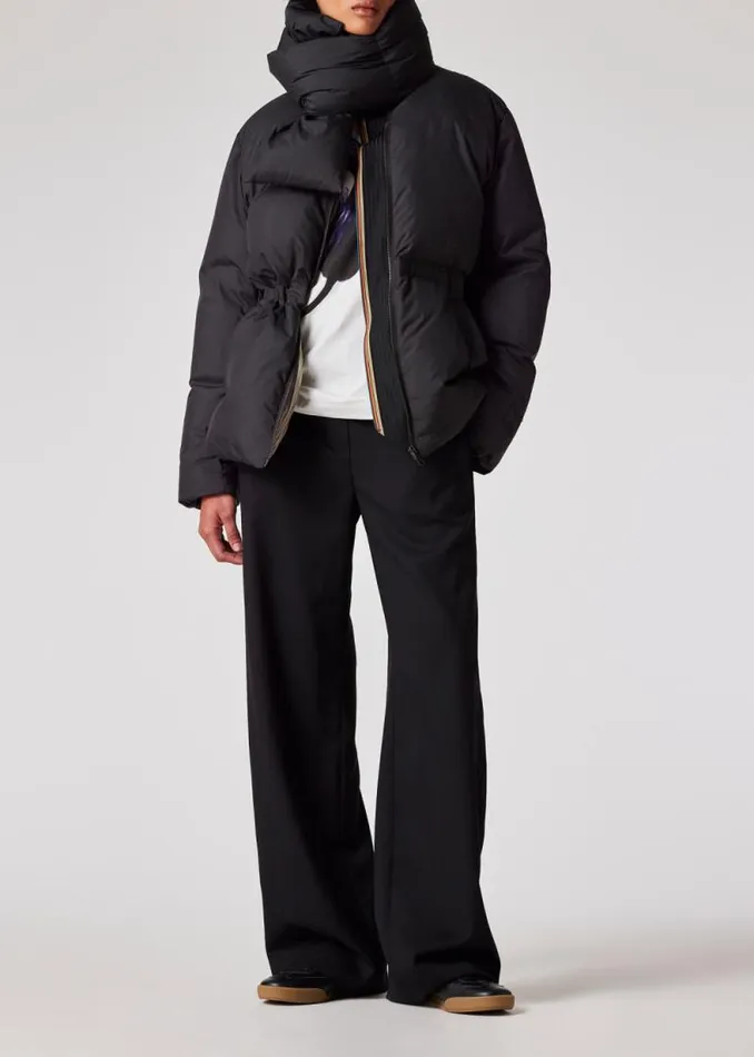 Womens Paul Smith Suits A Suit To Travel In 8211 Black Drawstring Wide Leg Pants Womens Paul Smith Suits A Suit To Travel In 8211 Black Drawstring Wide Leg Pants