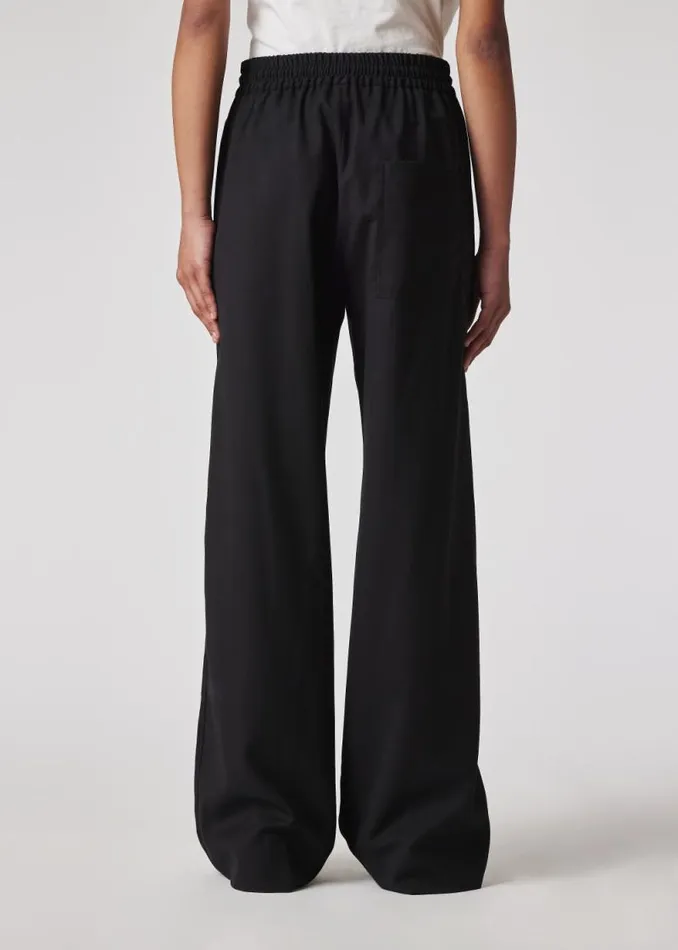 Womens Paul Smith Suits A Suit To Travel In 8211 Black Drawstring Wide Leg Pants Womens Paul Smith Suits A Suit To Travel In 8211 Black Drawstring Wide Leg Pants
