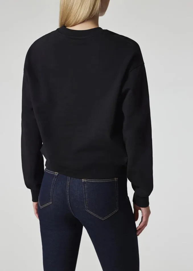 Womens Paul Smith Sweatshirts and Hoodies Black Cotton 039Swirl039 Logo Sweatshirt Womens Paul Smith Sweatshirts and Hoodies Black Cotton 039Swirl039 Logo Sweatshirt