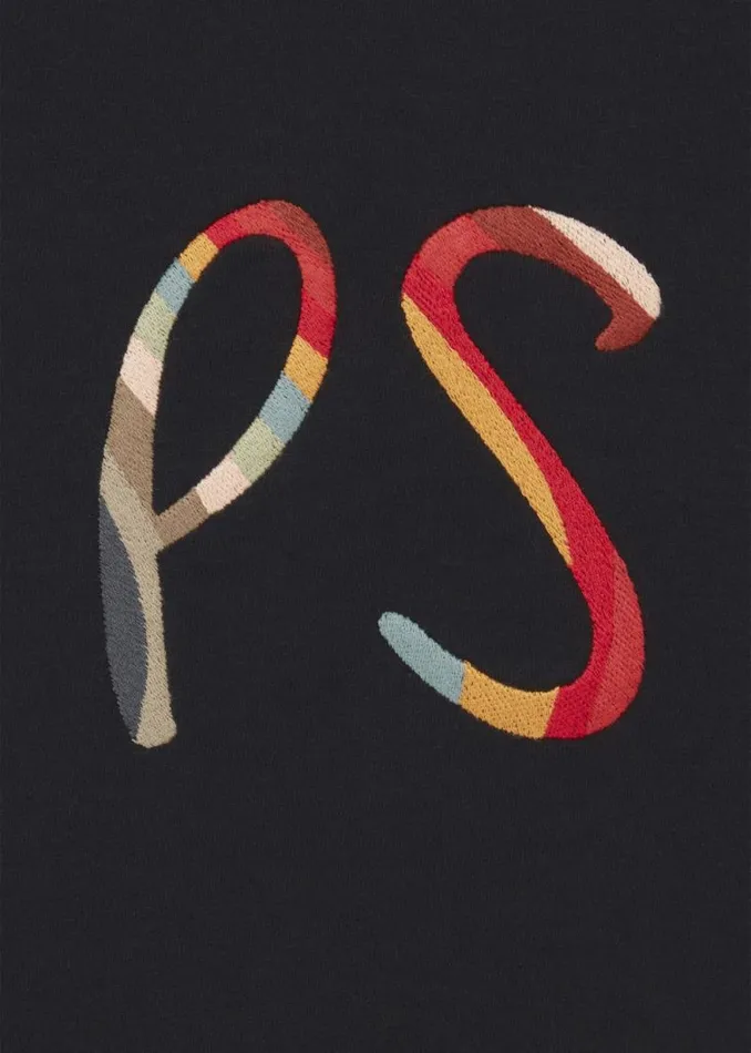 Womens Paul Smith Sweatshirts and Hoodies Black Cotton 039Swirl039 Logo Sweatshirt Womens Paul Smith Sweatshirts and Hoodies Black Cotton 039Swirl039 Logo Sweatshirt