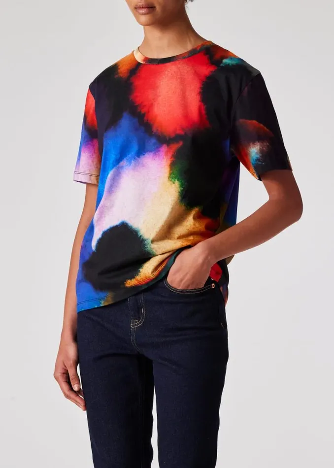 Womens Paul Smith TShirts 039Aurora039 Crew Neck TShirt