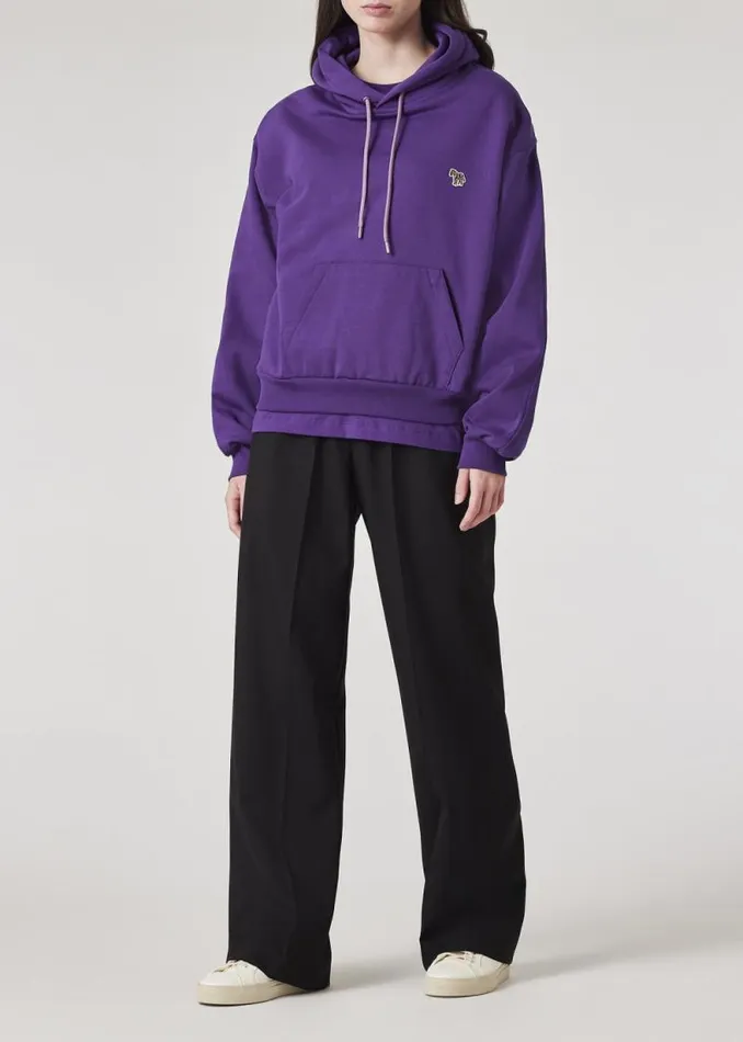 Womens Paul Smith TShirts Purple Zebra Logo Cotton TShirt Womens Paul Smith TShirts Purple Zebra Logo Cotton TShirt
