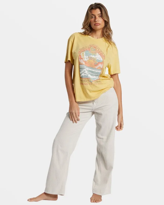 Womens Season Of The Sol TShirt Mellow Daze Billabong Graphic Tees and Tanks Womens Season Of The Sol TShirt Mellow Daze Billabong Graphic Tees and Tanks