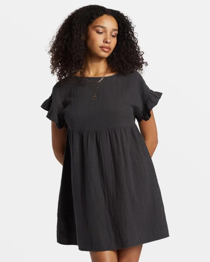 Womens So Breezy Dress Black Sands Billabong Dresses