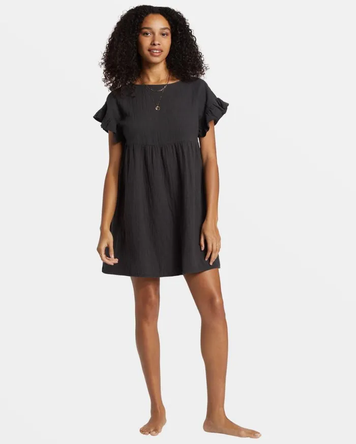 Womens So Breezy Dress Black Sands Billabong Dresses Womens So Breezy Dress Black Sands Billabong Dresses