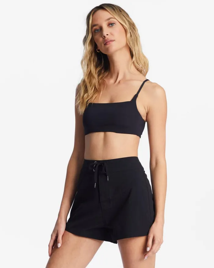 Womens Sol Searcher Fixed Waist Boardshorts Black Pebble Billabong Boardshorts Womens Sol Searcher Fixed Waist Boardshorts Black Pebble Billabong Boardshorts