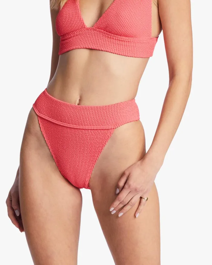 Womens Summer High Aruba Bikini Bottoms Coral Crush Billabong Bikini Bottoms