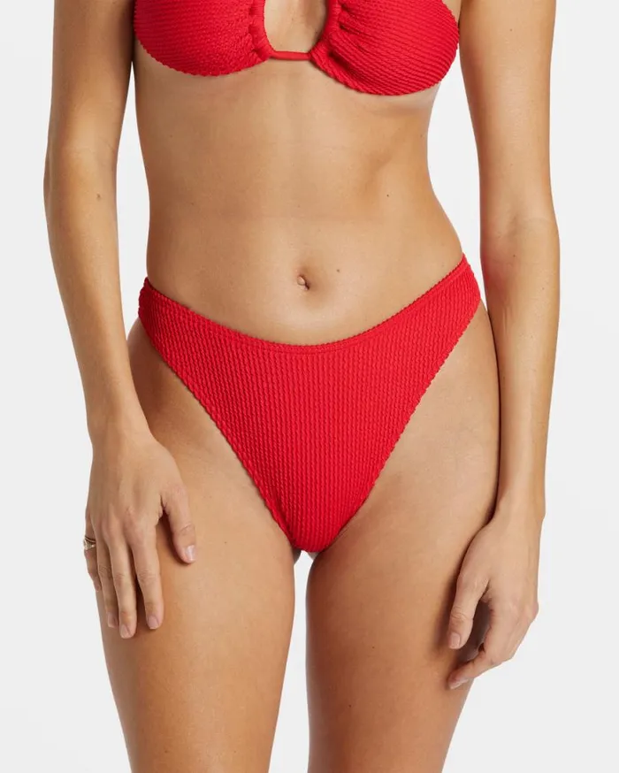 Womens Summer High Skimpy Hike Bikini Bottom Fiesta Red Billabong Bikini Bottoms Womens Summer High Skimpy Hike Bikini Bottom Fiesta Red Billabong Bikini Bottoms