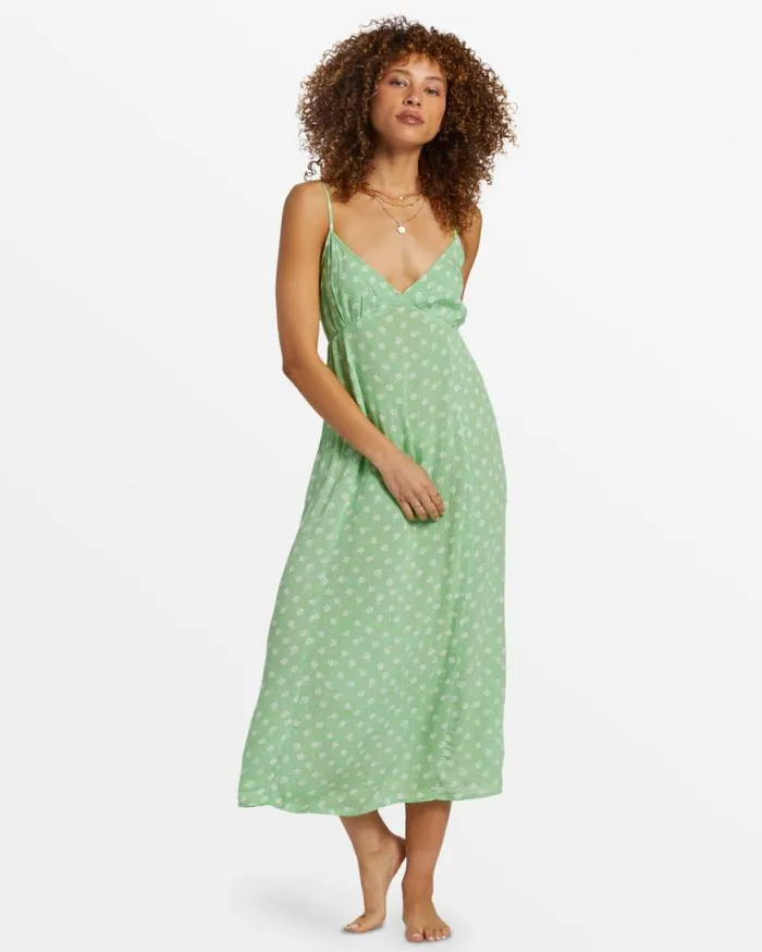 Womens Summer Shine Midi Dress Bright Meadow Billabong Dresses