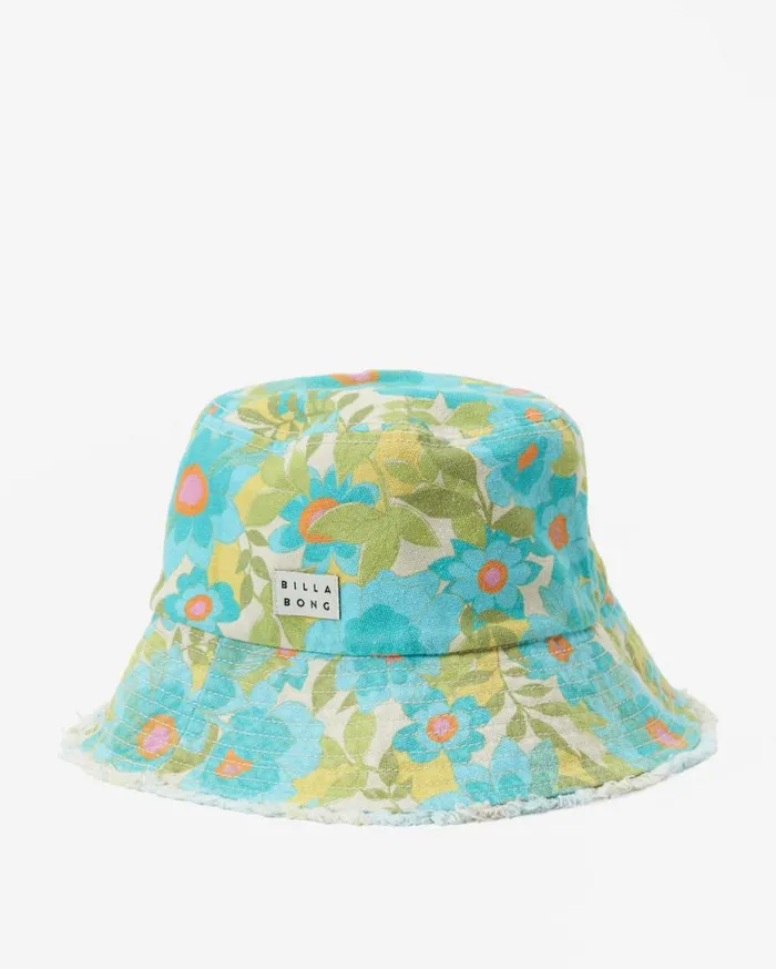 Womens Suns Out Bucket Hat Ocean Eyes Billabong Hats and Beanies Womens Suns Out Bucket Hat Ocean Eyes Billabong Hats and Beanies