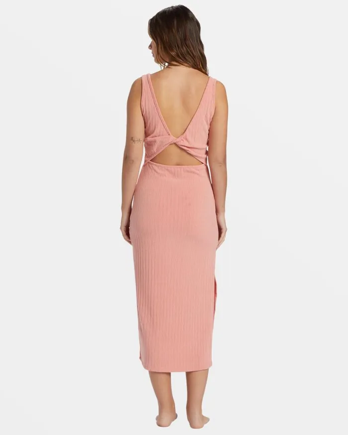 Womens Take A Look Rib Knit Dress Peach Out Billabong Dresses Womens Take A Look Rib Knit Dress Peach Out Billabong Dresses