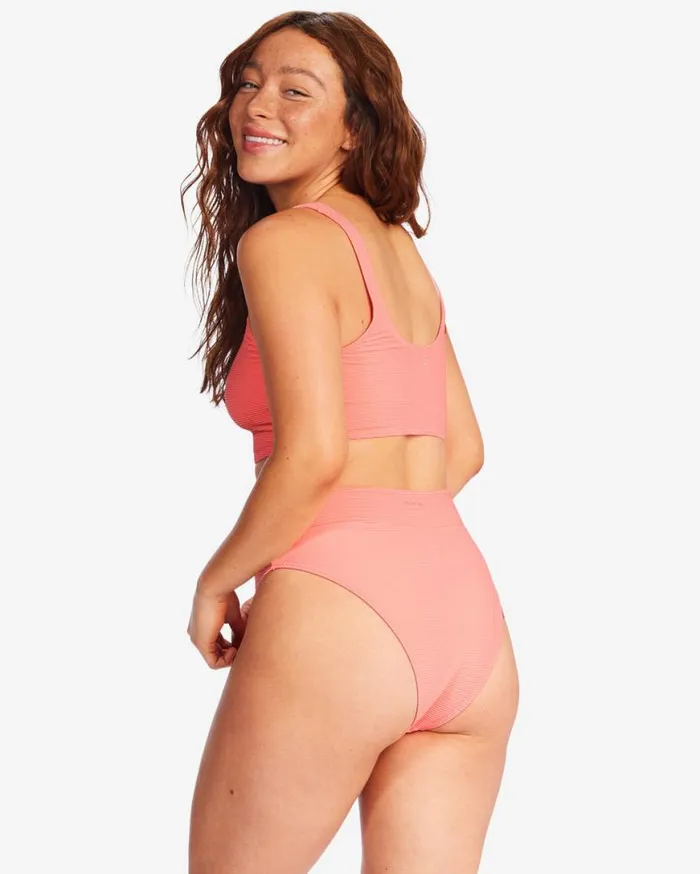 Womens Tanlines Rise HighWaisted Bikini Bottoms Sorbet Billabong Bikini Bottoms