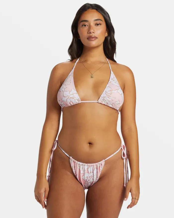 Womens The Tropics Call Bells SideTie Bikini Bottoms Feelin Peachy Billabong Bikini Bottoms