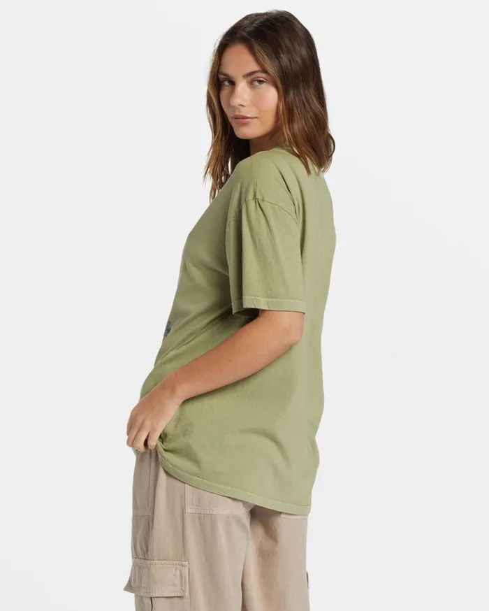 Womens Trippy Paradise TShirt Avocado Billabong Graphic Tees and Tanks Womens Trippy Paradise TShirt Avocado Billabong Graphic Tees and Tanks