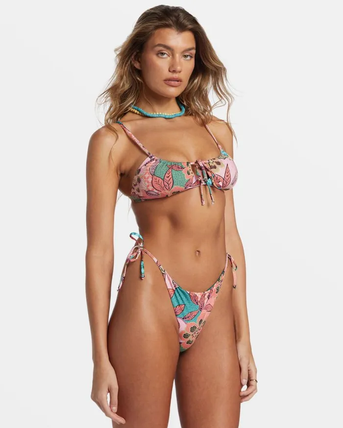 Womens Visions Of Paradise SideTie Tanga Bikini Bottoms Multi Billabong Bikini Bottoms Womens Visions Of Paradise SideTie Tanga Bikini Bottoms Multi Billabong Bikini Bottoms
