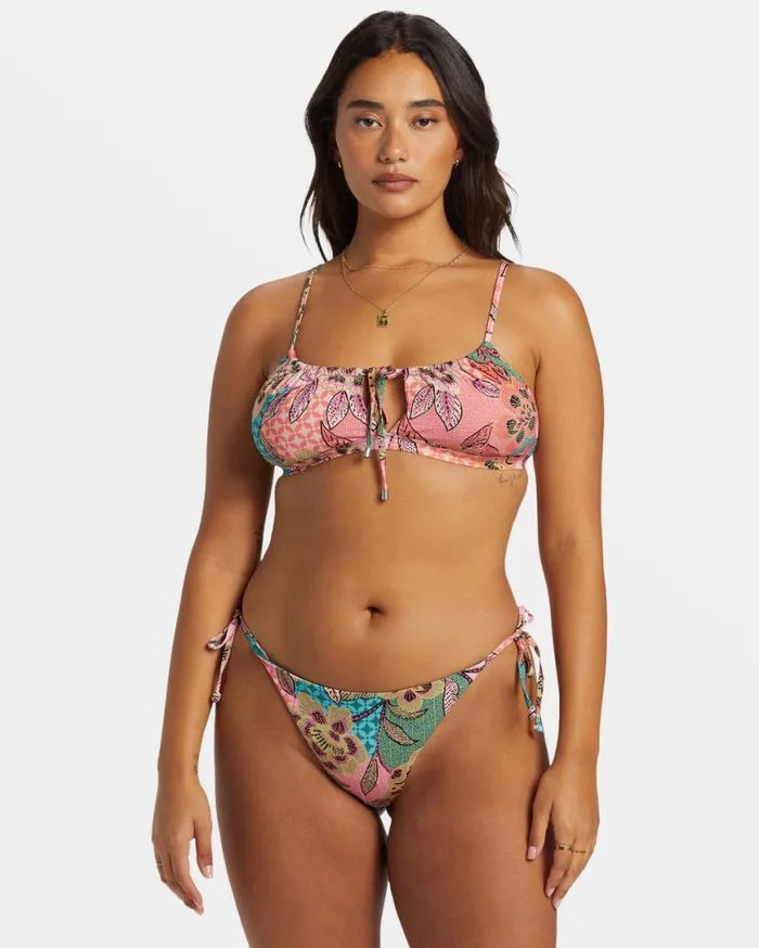 Womens Visions Of Paradise SideTie Tanga Bikini Bottoms Multi Billabong Bikini Bottoms Womens Visions Of Paradise SideTie Tanga Bikini Bottoms Multi Billabong Bikini Bottoms
