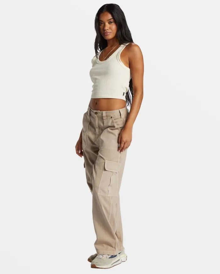 Womens Walk Along Pants Cobblestone Billabong Jeans and Pants