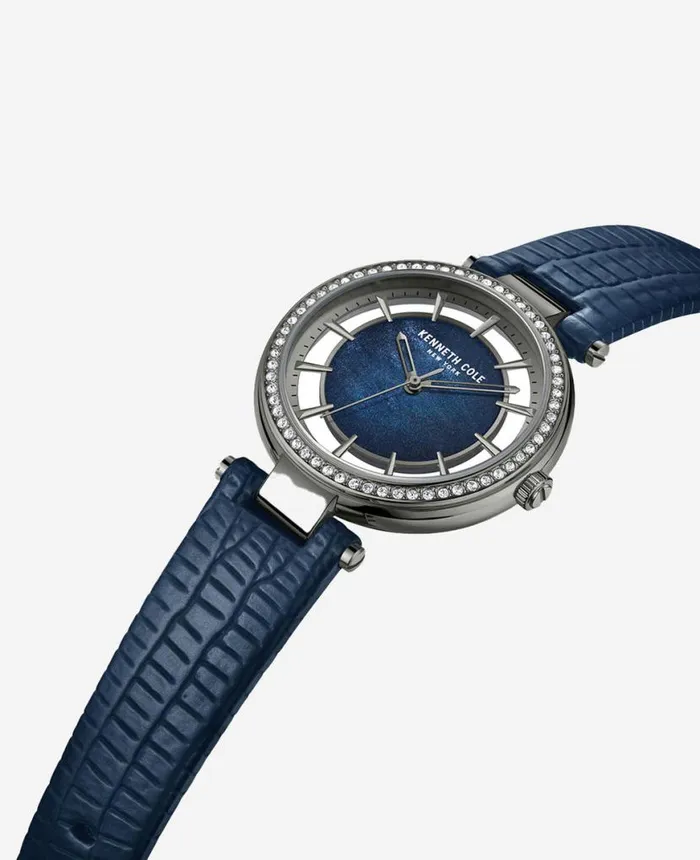 Womens Watches Women Kenneth Cole Modern Classic Slim Water Resistant Leather Strap Watch Blue Womens Watches Women Kenneth Cole Modern Classic Slim Water Resistant Leather Strap Watch Blue