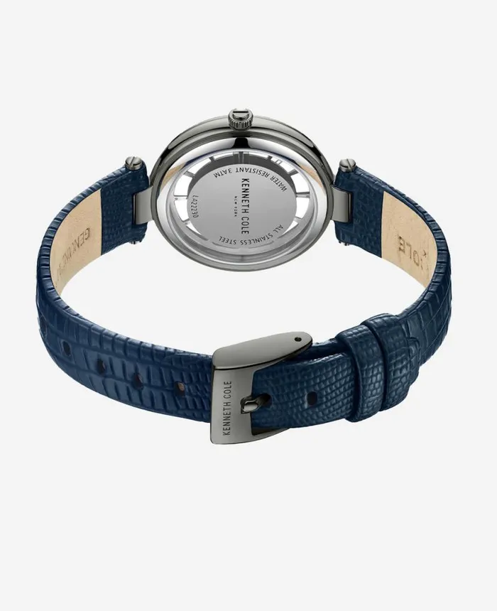 Womens Watches Women Kenneth Cole Modern Classic Slim Water Resistant Leather Strap Watch Blue Womens Watches Women Kenneth Cole Modern Classic Slim Water Resistant Leather Strap Watch Blue