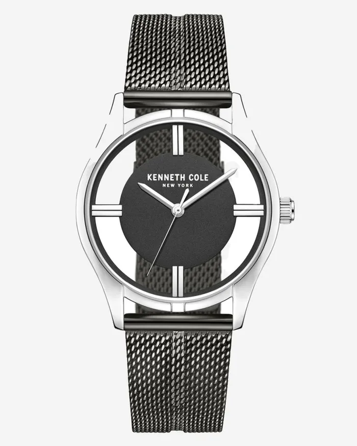 Womens Watches Women Kenneth Cole Transparency Water Resistant Stainless Steel Mesh Bracelet Watch Grey Womens Watches Women Kenneth Cole Transparency Water Resistant Stainless Steel Mesh Bracelet Watch Grey