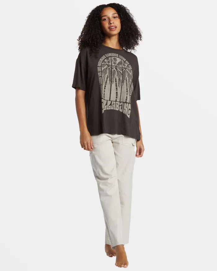 Womens We Are Dreaming TShirt Off Black Billabong Graphic Tees and Tanks Womens We Are Dreaming TShirt Off Black Billabong Graphic Tees and Tanks