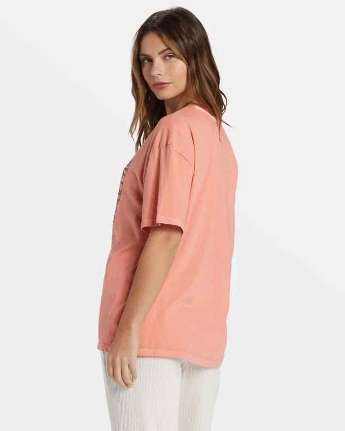 Womens Wild West Side TShirt Peach Out Billabong Graphic Tees and Tanks Womens Wild West Side TShirt Peach Out Billabong Graphic Tees and Tanks