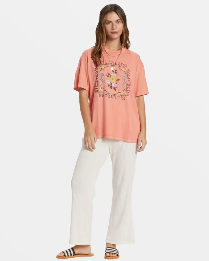 Womens Wild West Side TShirt Peach Out Billabong Graphic Tees and Tanks Womens Wild West Side TShirt Peach Out Billabong Graphic Tees and Tanks
