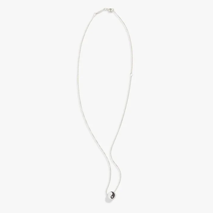 Yin Yang Charm Necklace Sterling Silver Women Alex And Ani Fine Jewelry