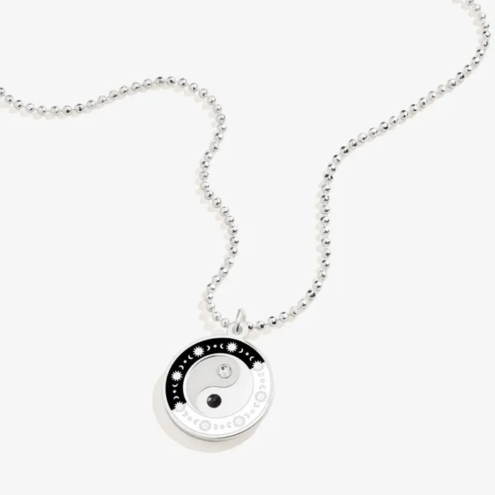 Yin Yang Pendant Necklace Silver Women Alex And Ani Necklaces